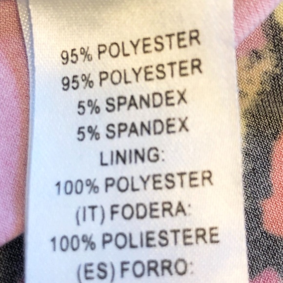 Lovely Nina Leonard Colourful Dress Size Large. - Picture 11 of 13